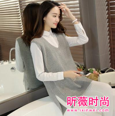 针织背心性价比高 不同内搭不同风格