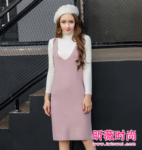 冬季简约时尚内搭 选背心裙绝对错不了