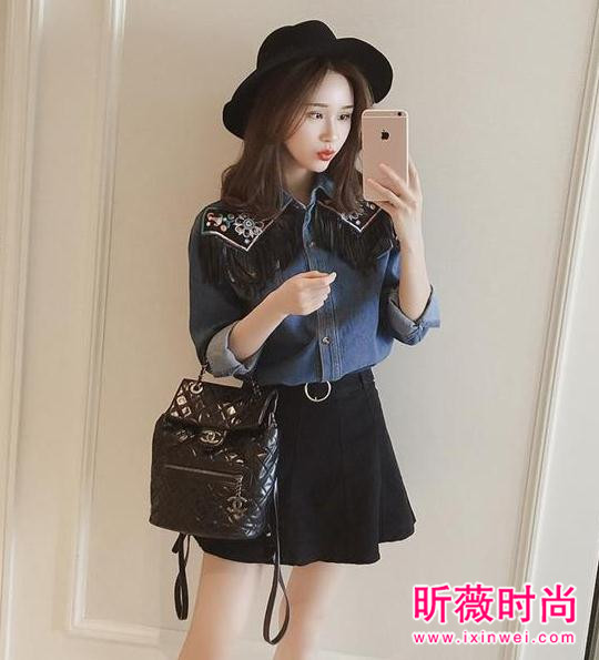 2017春季包臀短裙搭配 简约时尚真是又美又仙