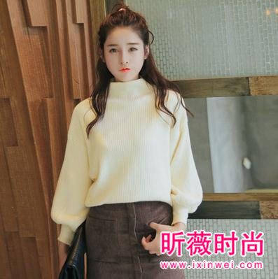 2017流行的针织衫穿搭 版型时尚不挑人穿