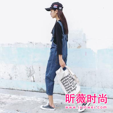 清新时尚背带裤来助你 减龄显瘦就是这么简单