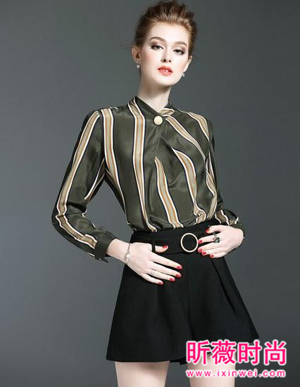 春季衬衫怎么搭配？小清新俏文艺范衬衫穿搭
