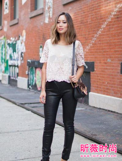春装新款蕾丝打底衫 迷人蕾丝凸显好身材