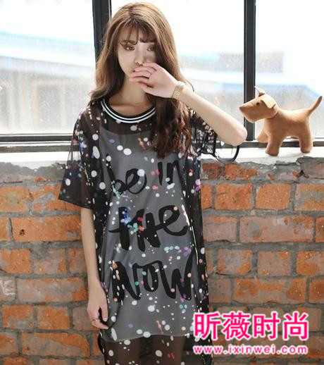 春装新款韩版波点连衣裙 出街凹造型卖萌必备利器