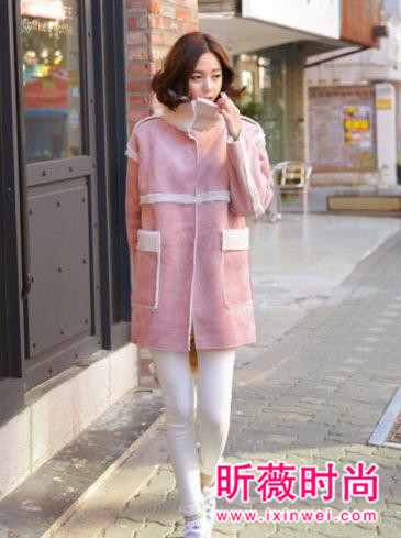 春装新款鹿皮绒风衣外套 英伦风穿出大牌范儿