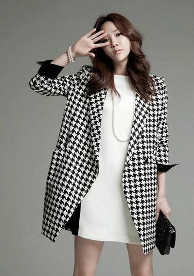 千鸟格时尚服装流行趋势 千鸟格搭配增添女人妩媚感