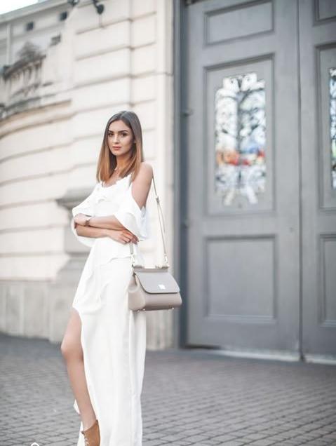 夏季褶饰边连衣裙穿搭 这些穿搭让你时尚一夏