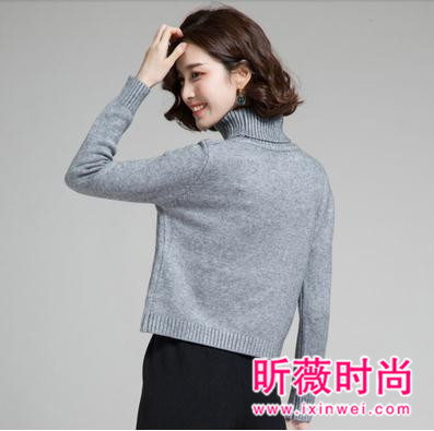 学院风毛衣穿搭示范 韩范的清新感吸睛指数爆表