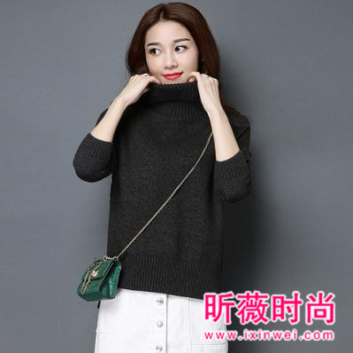 早春新款时尚毛衣穿搭 穿出知性干练修身style