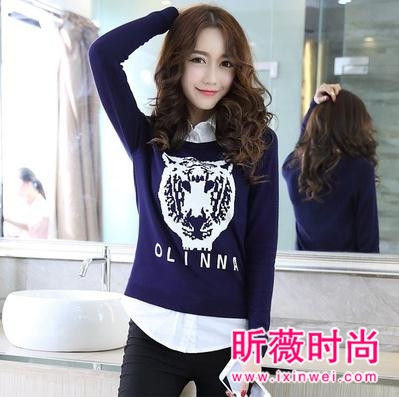 衬衫毛衣一件搞定春季搭配美出新高度 衬衫毛衣一件搞定春季搭配美出新高度