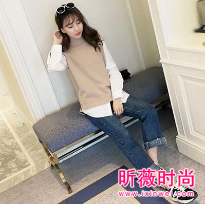 衬衫毛衣一件搞定春季搭配美出新高度 衬衫毛衣一件搞定春季搭配美出新高度