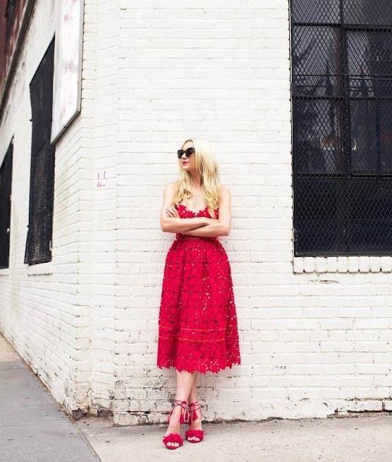 2017女士蕾丝连衣裙新款 为什么人人都在穿它？