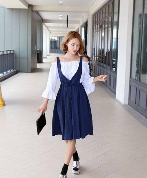 夏季蓝色连衣裙搭配 这些时尚搭配带你美的发光