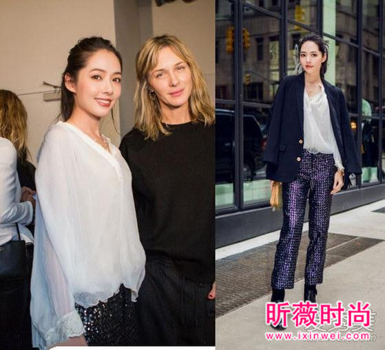 中国女星纽约时装周斗艳 娜扎清新动人李冰冰优雅