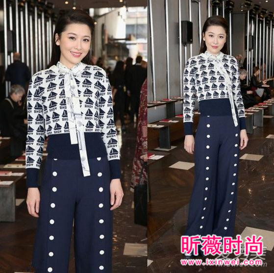 中国女星纽约时装周斗艳 娜扎清新动人李冰冰优雅