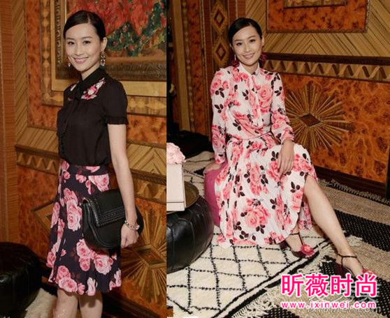 中国女星纽约时装周斗艳 娜扎清新动人李冰冰优雅