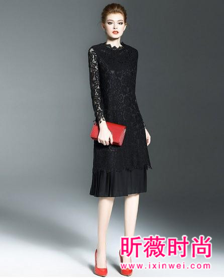 谁说暗色调不能有浪漫气质？时尚暗色系服装搭配