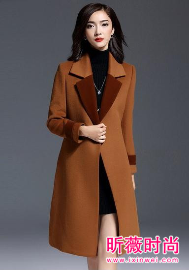 冬季时尚保暖毛呢外套 时尚名媛风气场爆棚
