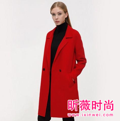 冬季时尚保暖毛呢外套 时尚名媛风气场爆棚
