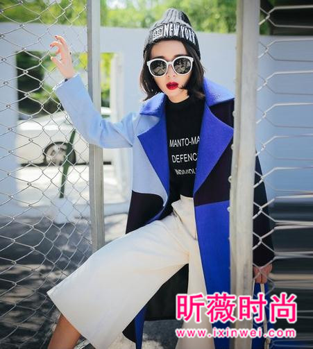 冬季时尚保暖毛呢外套 时尚名媛风气场爆棚