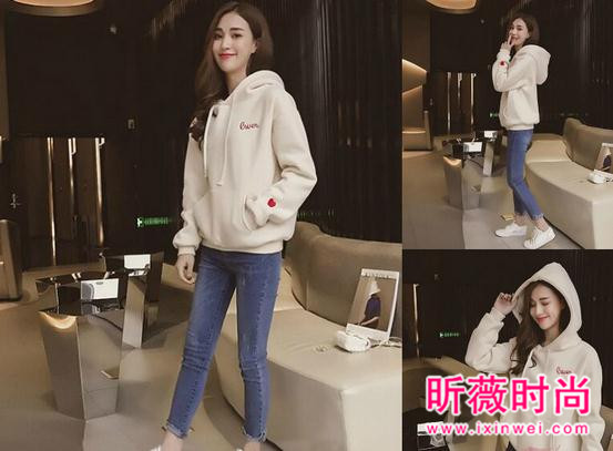 春季新款卫衣怎么搭配？她们的穿搭就是时髦典范