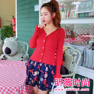 早春熟悉的街头 一抹连衣裙美翻天