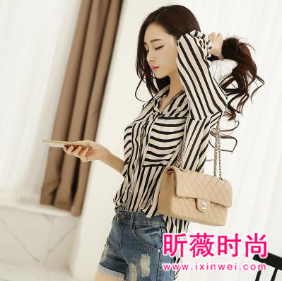 春季时尚性感斗艳 长袖雪纺穿出女人味 春季时尚性感斗艳 长袖雪纺穿出女人味