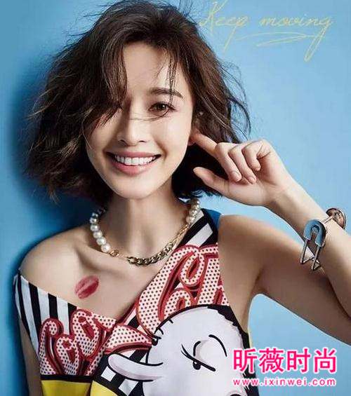 2017年发型流行趋势 杨紫景甜都靠LOB头变美了