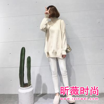 春季新款毛衣搭配示范 让你出街时尚又有范