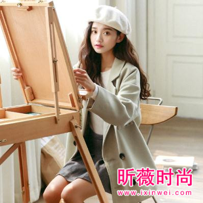 冬季清新唯美大衣 当属时尚学院风呢子大衣