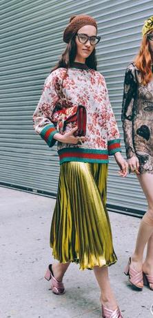 今夏时尚的百褶裙来了