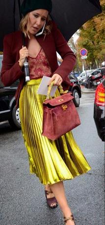 今夏时尚的百褶裙来了