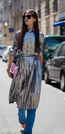 今夏时尚的百褶裙来了