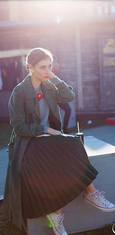 今夏时尚的百褶裙来了