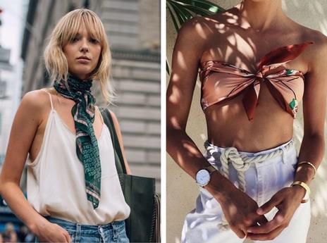 2017丝巾新系法：玩出新花样