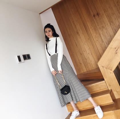 混搭半身裙让你2017酷感十足