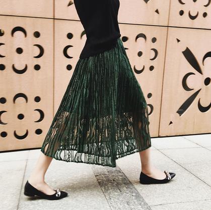 混搭半身裙让你2017酷感十足