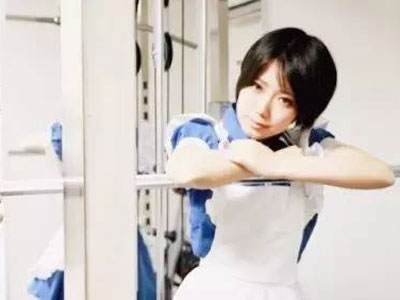 日本现女仆健身房图片：日本女仆健身房竟是这样锻炼