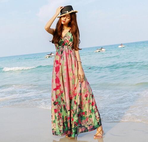 长裙飘逸尽显瘦高个儿大长腿:长裙的诱惑(图)