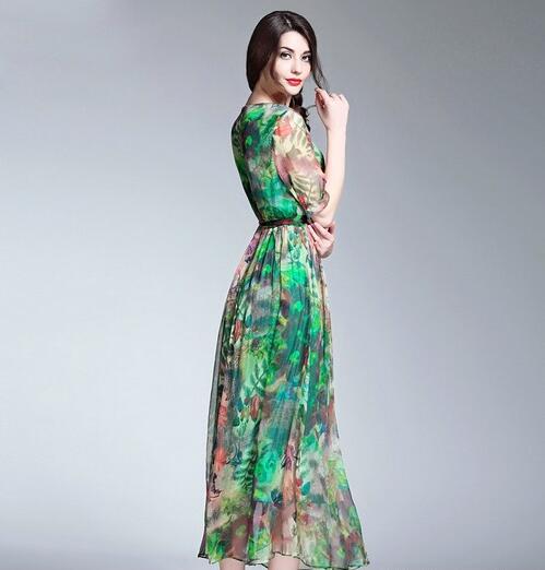 长裙飘逸尽显瘦高个儿大长腿:长裙的诱惑(图)