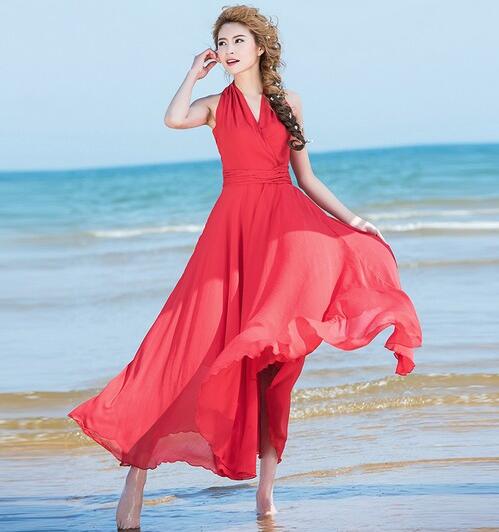 长裙飘逸尽显瘦高个儿大长腿:长裙的诱惑(图)