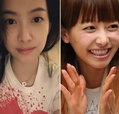 十大女明星卸妆对比有啥不同：张钧甯宋智孝素颜最美