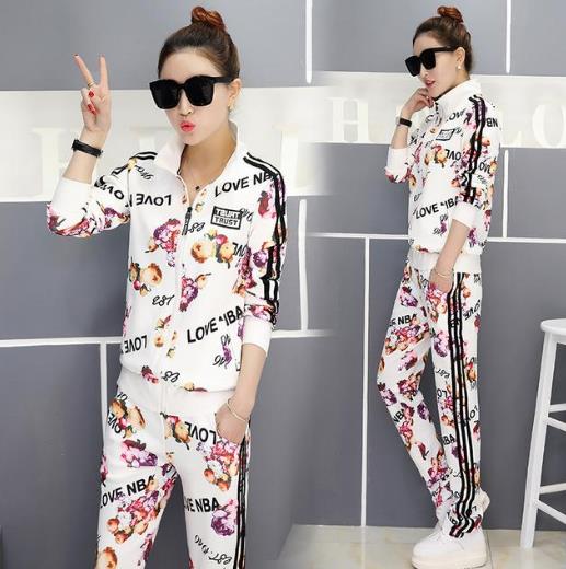 大码印花运动套装2017：早秋运动套装分享（图）