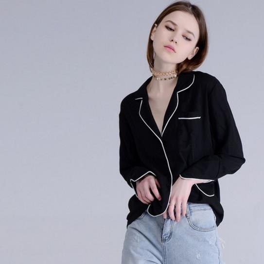 黑白雪纺衫怎么搭配短裤:6款雪纺衫美出新高度 黑白雪纺衫怎么搭配短裤:6款雪纺衫美出新高度