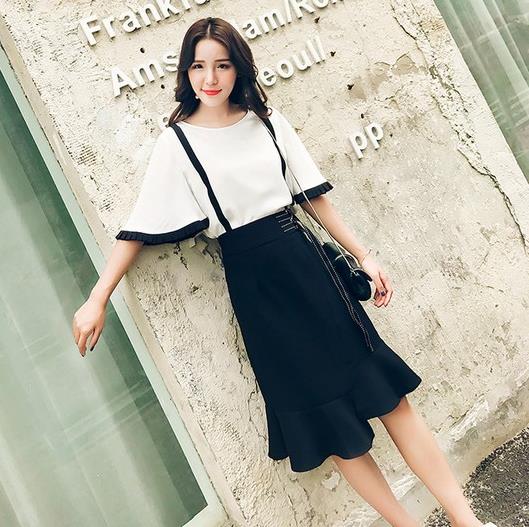 喇叭袖收腰连衣裙2017:女装新款连衣裙(图) 喇叭袖收腰连衣裙2017:女装新款连衣裙(图)