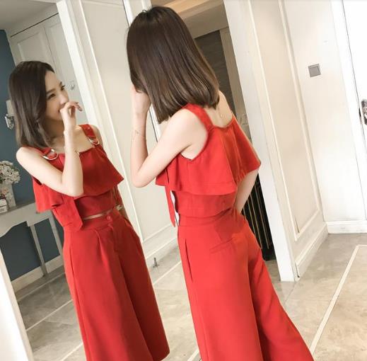 2017早秋阔腿裤套装：女士新款阔腿裤推荐