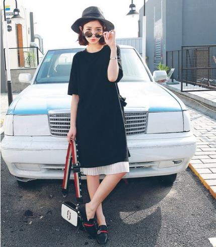 夏季纯棉孕妇连衣裙新款：孕妇连衣裙也可以美美哒