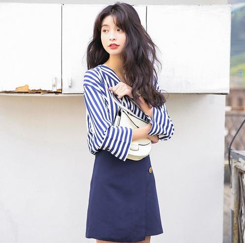 条纹衬衫怎么搭配短裤：教你衬衫百变穿搭（图）