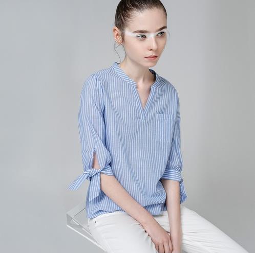 条纹衬衫怎么搭配短裤：教你衬衫百变穿搭（图）