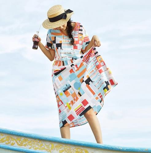 印花连衣裙2017新款推荐：连衣裙才是夏天的姿态